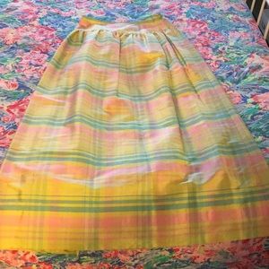 Lilly Pulitzer Silk Maxi Skirt